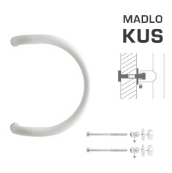 WA - MADLO M1 WA/C-DHP ks Bílá (RAL 9016) - Ø 30 mm - 300 mm (3/4)