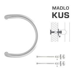 WA - MADLO M1 WA/C-DHP ks BN - Broušená nerez - Ø 30 mm - 300 mm (3/4)