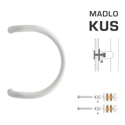 WA - MADLO M1 WA/C-S-SKLO ks Bílá (RAL 9016)