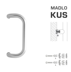 WA - MADLO M2 WA/B-D-DŘEVO ks BN - Broušená nerez