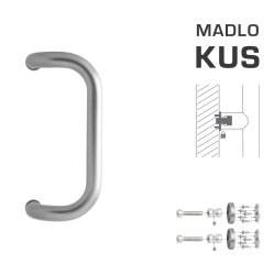 WA - MADLO M2 WA/B-D-DŘEVO ks Stříbrná (RAL 9006)