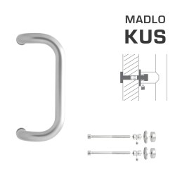 WA - MADLO M2 WA/C-DHP ks BN - Broušená nerez - Ø 30 mm - 300 mm (3/4)