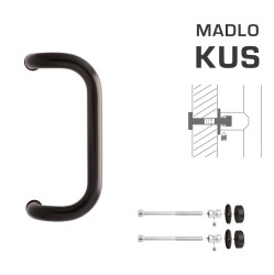 WA - MADLO M2 WA/C-DHP ks Hnědošedá (RAL 8019) - Ø 30 mm - 300 mm (3/4)