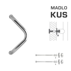 WA - MADLO M6 WA/C-DHP ks LN - Leštěná nerez - Ø 30 mm - 300 mm (3/4)