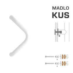 WA - MADLO M6 WA/C-S-SKLO ks Bílá (RAL 9016)