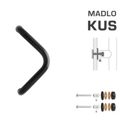 WA - MADLO M6 WA/C-S-SKLO ks Černá (RAL 9005)