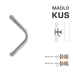 WA - MADLO M6 WA/C-S-SKLO ks Stříbrná (RAL 9006)