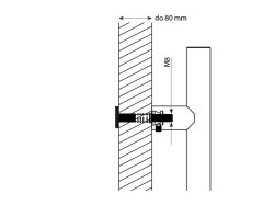 WA - Spojovací materiál WA/C ks DŘEVO, PVC, AL Stříbrná (RAL 9006)